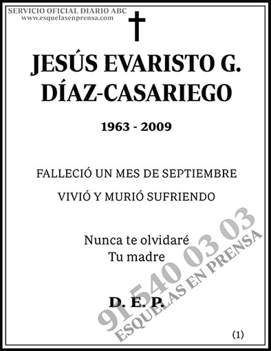Jesús Evaristo G. Díaz-Casariego